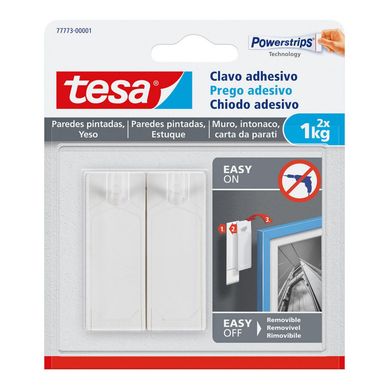 Clavo Adhesivo Pared Pintada 1 kg x 2 unid