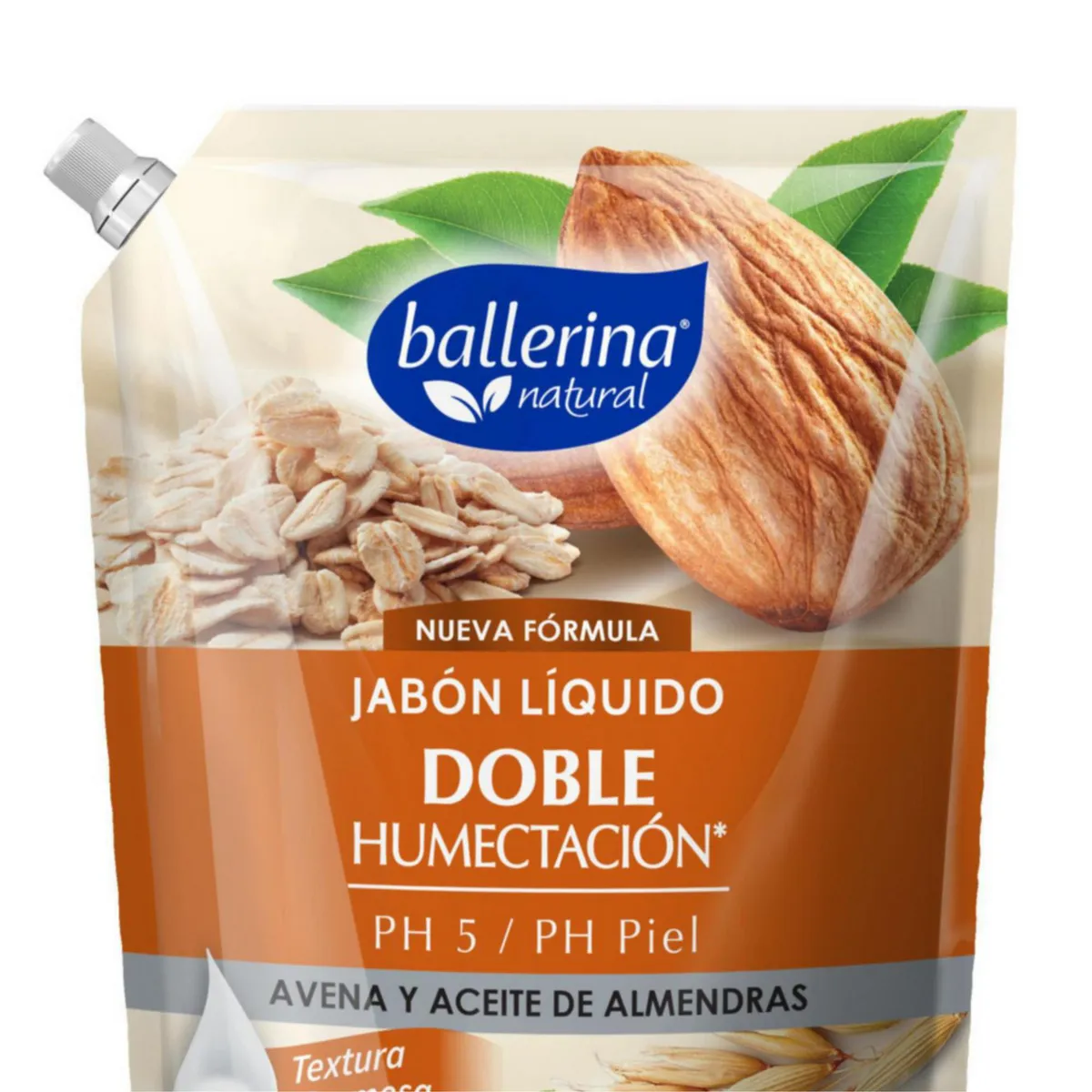 BALLERINA - Jabón Líquido Avena Y Almendras Ballerina 750Ml