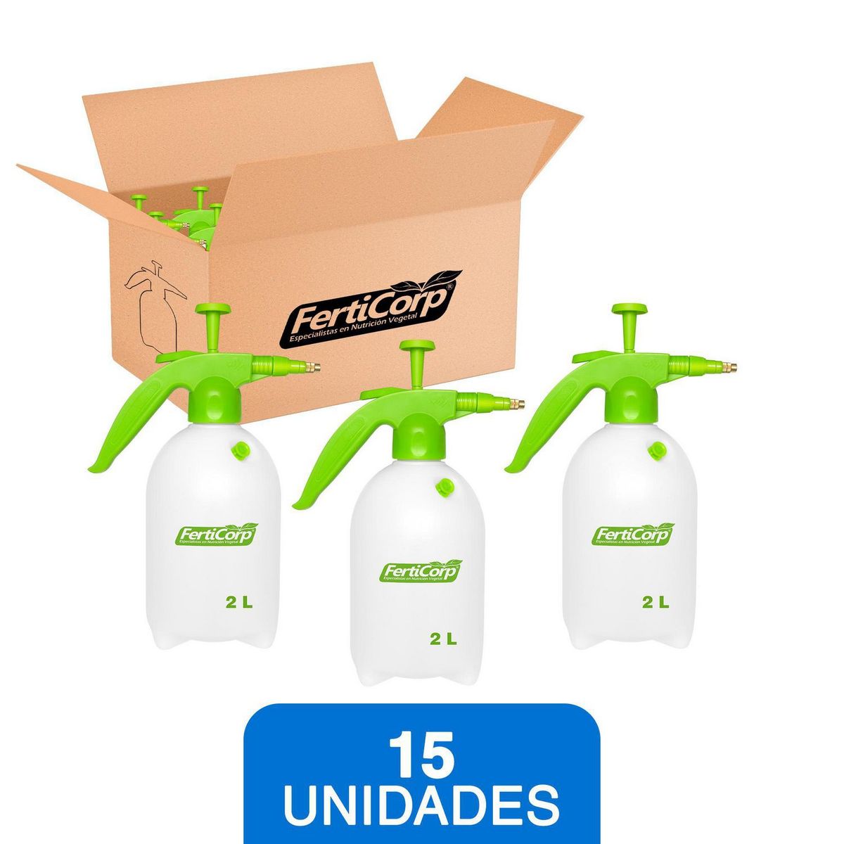 FERTICORP - Pulverizador Manual 2L x 15 unid