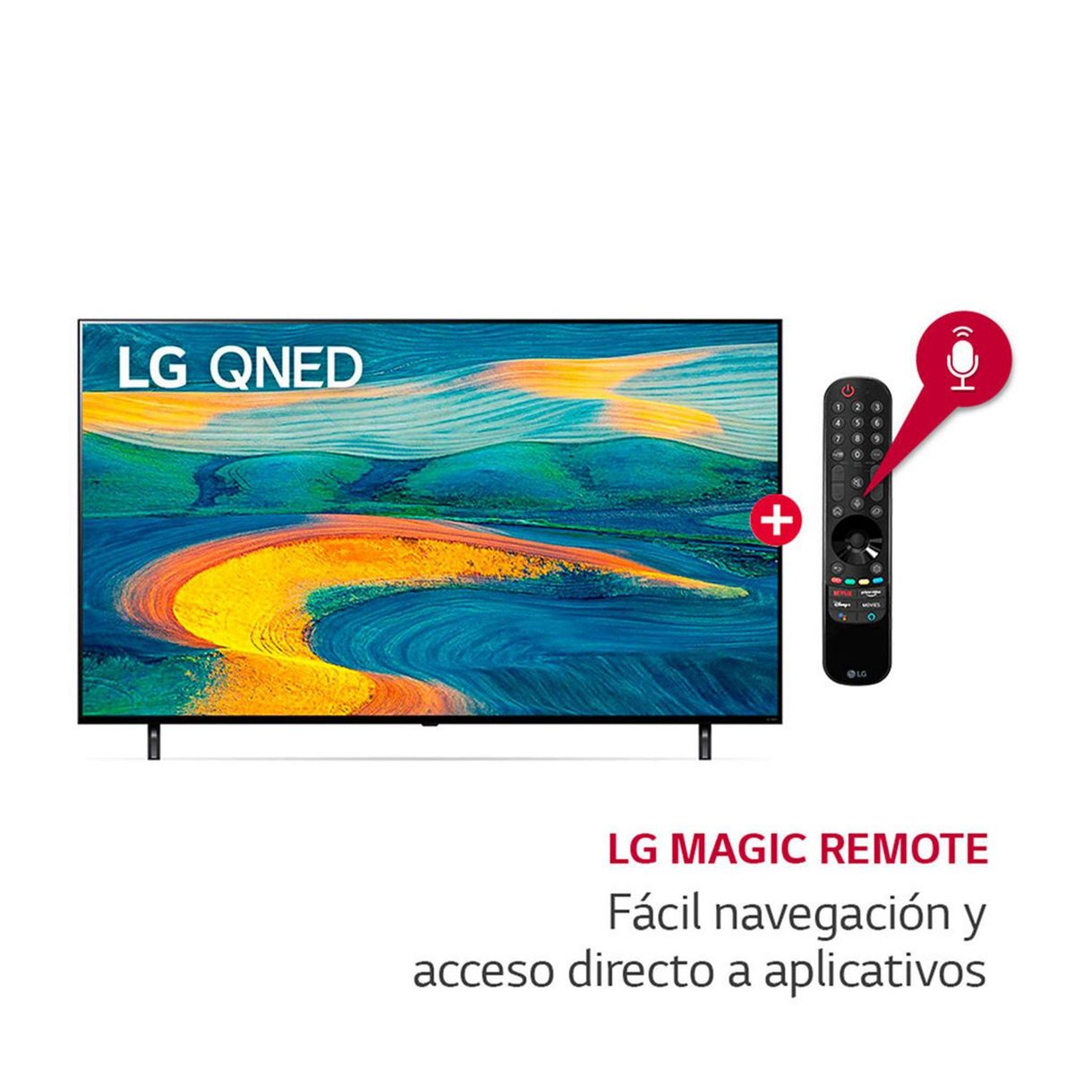 LG - Televisor LG QNED 55" ThinQ AI 55QNED7SSQA