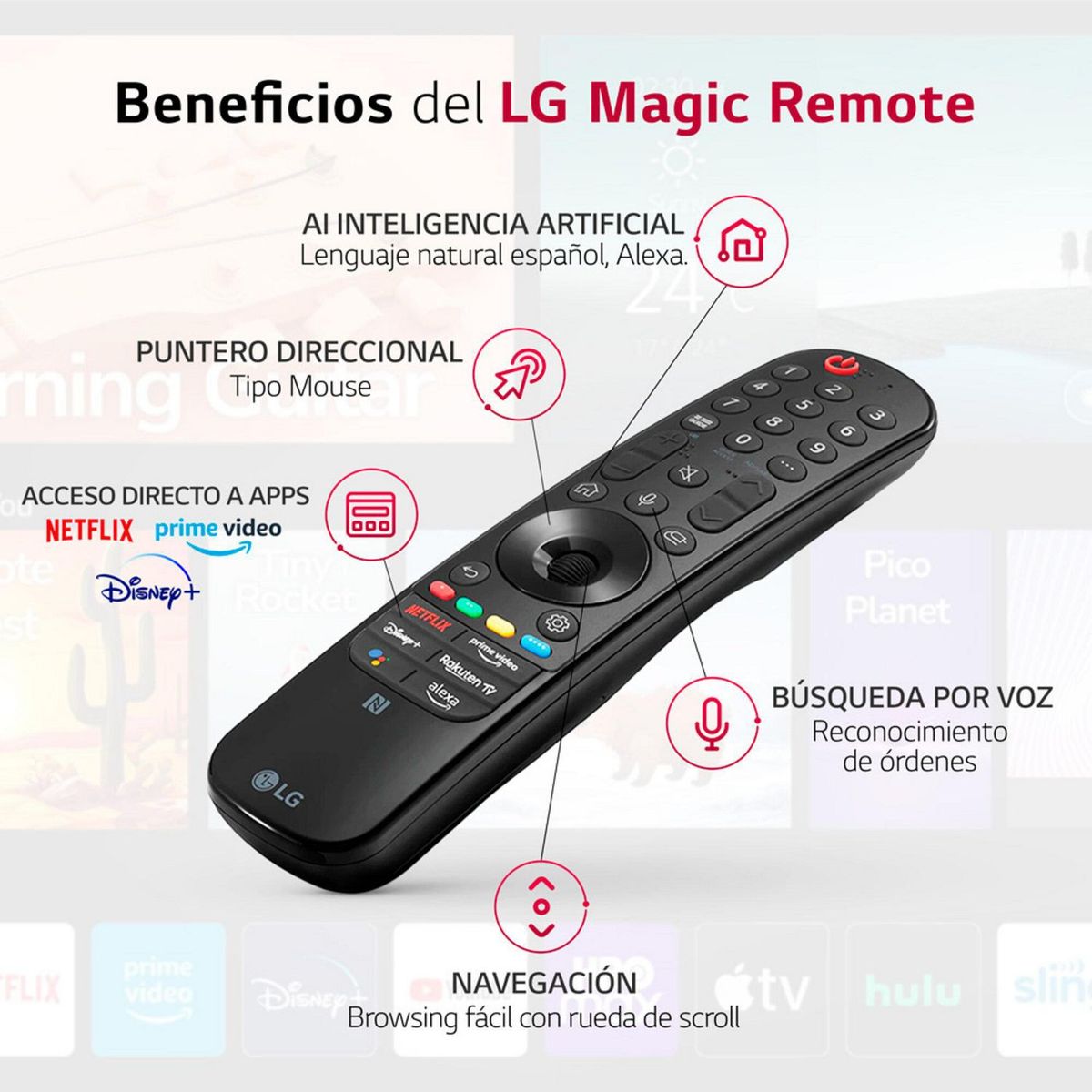 LG - Televisor LG QNED 55" ThinQ AI 55QNED7SSQA