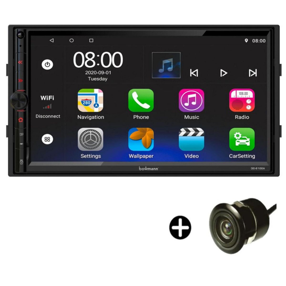 BOWMANN - Autoradio Bowmann con Pantalla 7 pulgadas Android DD-6100A