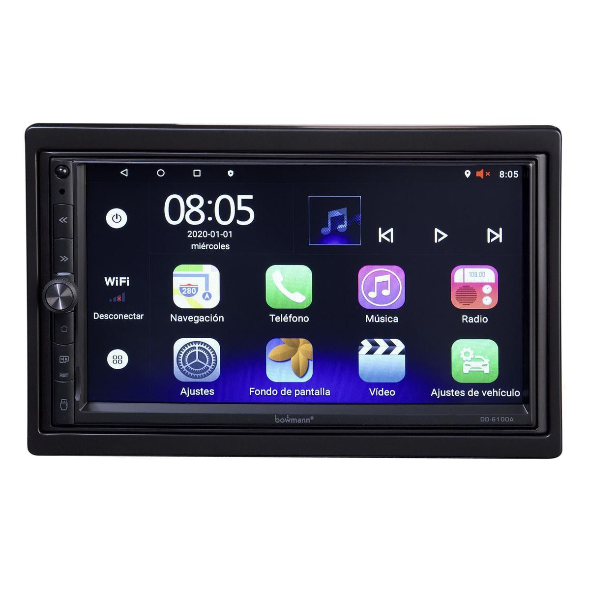 BOWMANN - Autoradio Bowmann con Pantalla 7 pulgadas Android DD-6100A