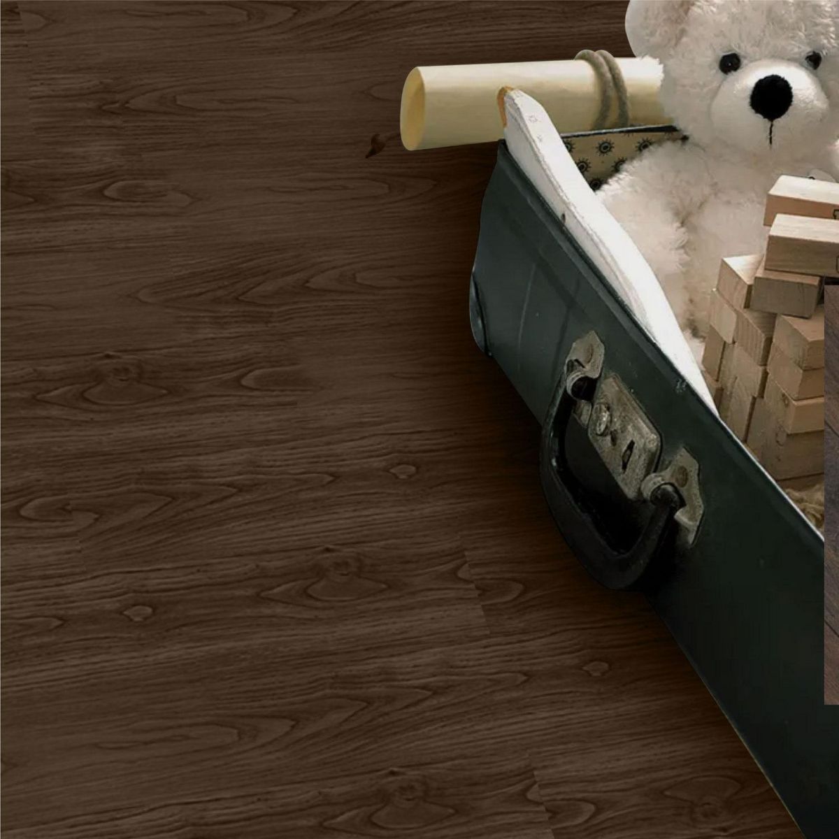 DECOKASA - Piso viní­lico SPC Castaño 2.196m2