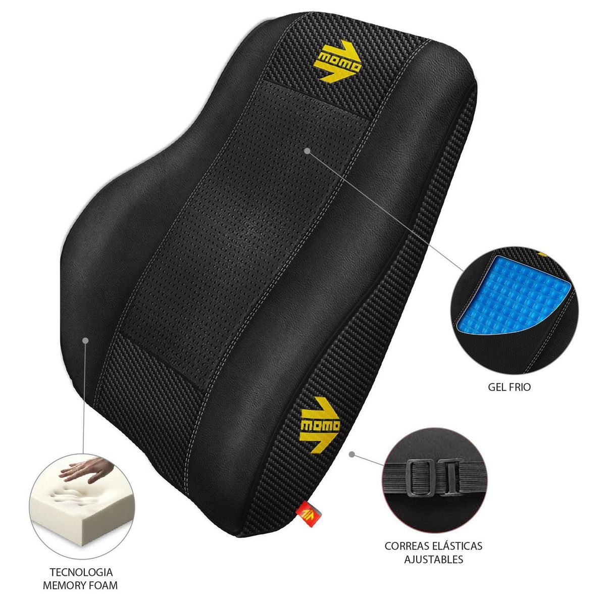 MOMO - Cojín Soporte Cervical Para Auto Momo