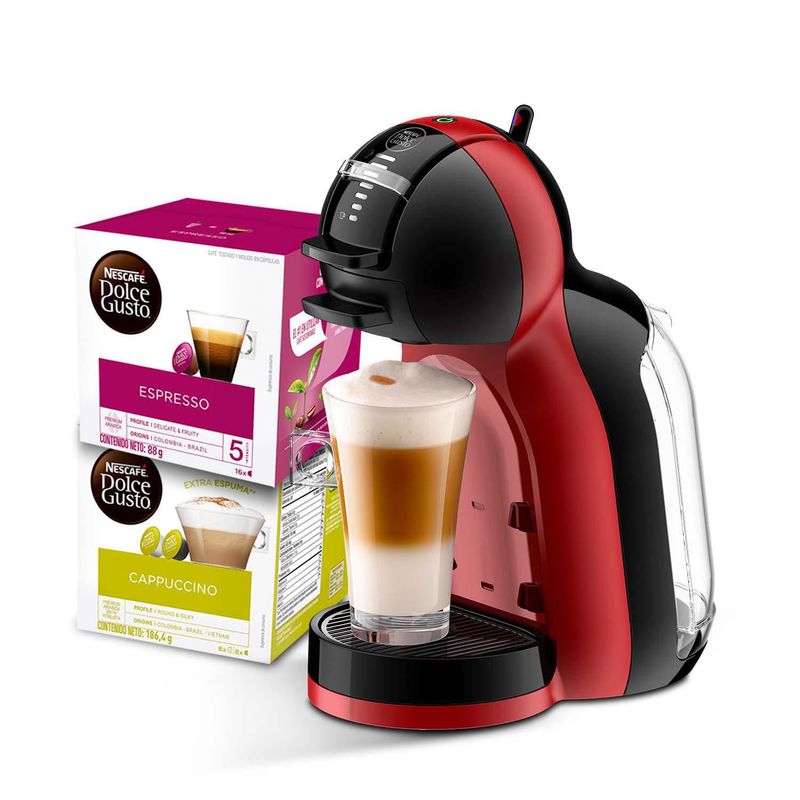  - Pack Cafetera Minime Dolce Gusto + 32 Cápsulas de regalo