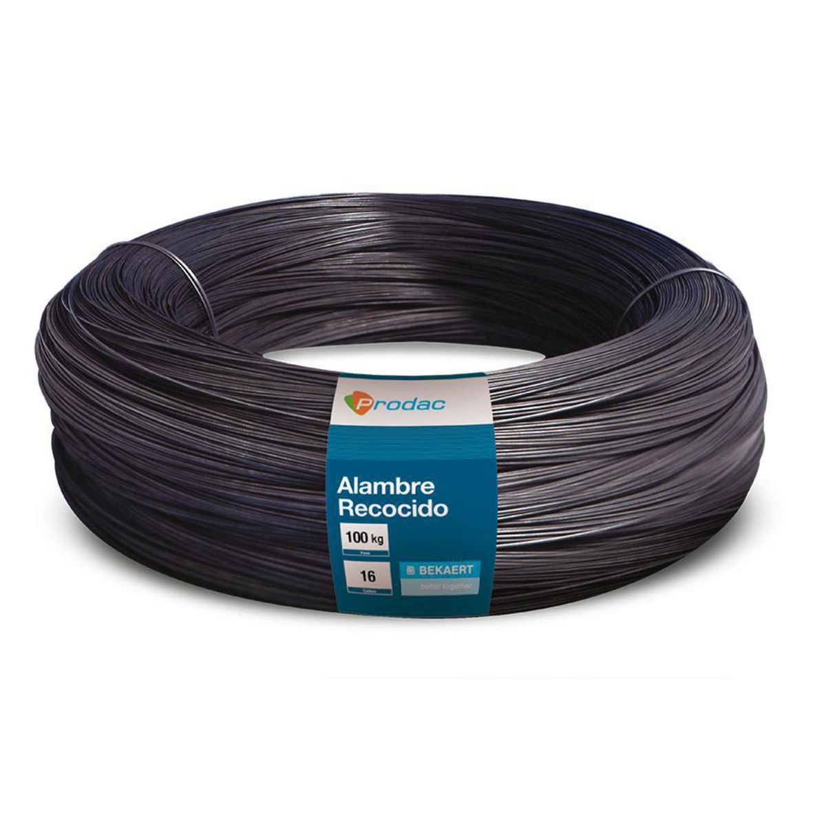 PRODAC - Alambre Recocido de Albañil Nº 16 y 47 cm diám. x 100kg