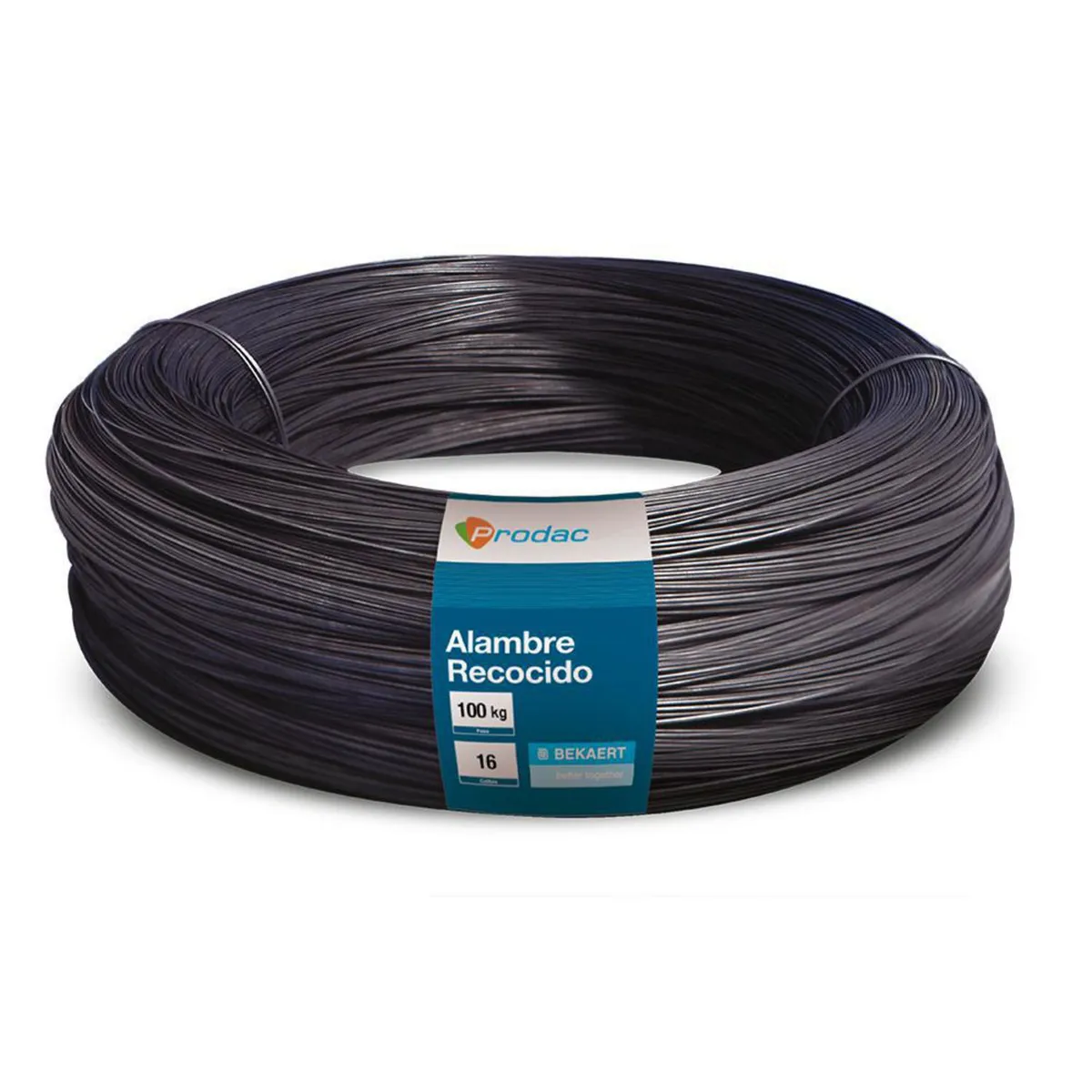 PRODAC - Alambre Recocido de Albañil Nº 16 y 47 cm diám. x 100kg