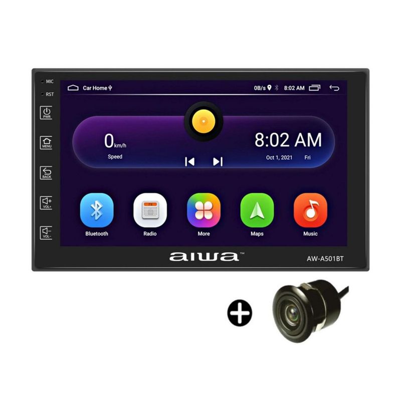 AIWA - Autoradio Aiwa con Pantalla 7 pulgadas Android AW-A501BT