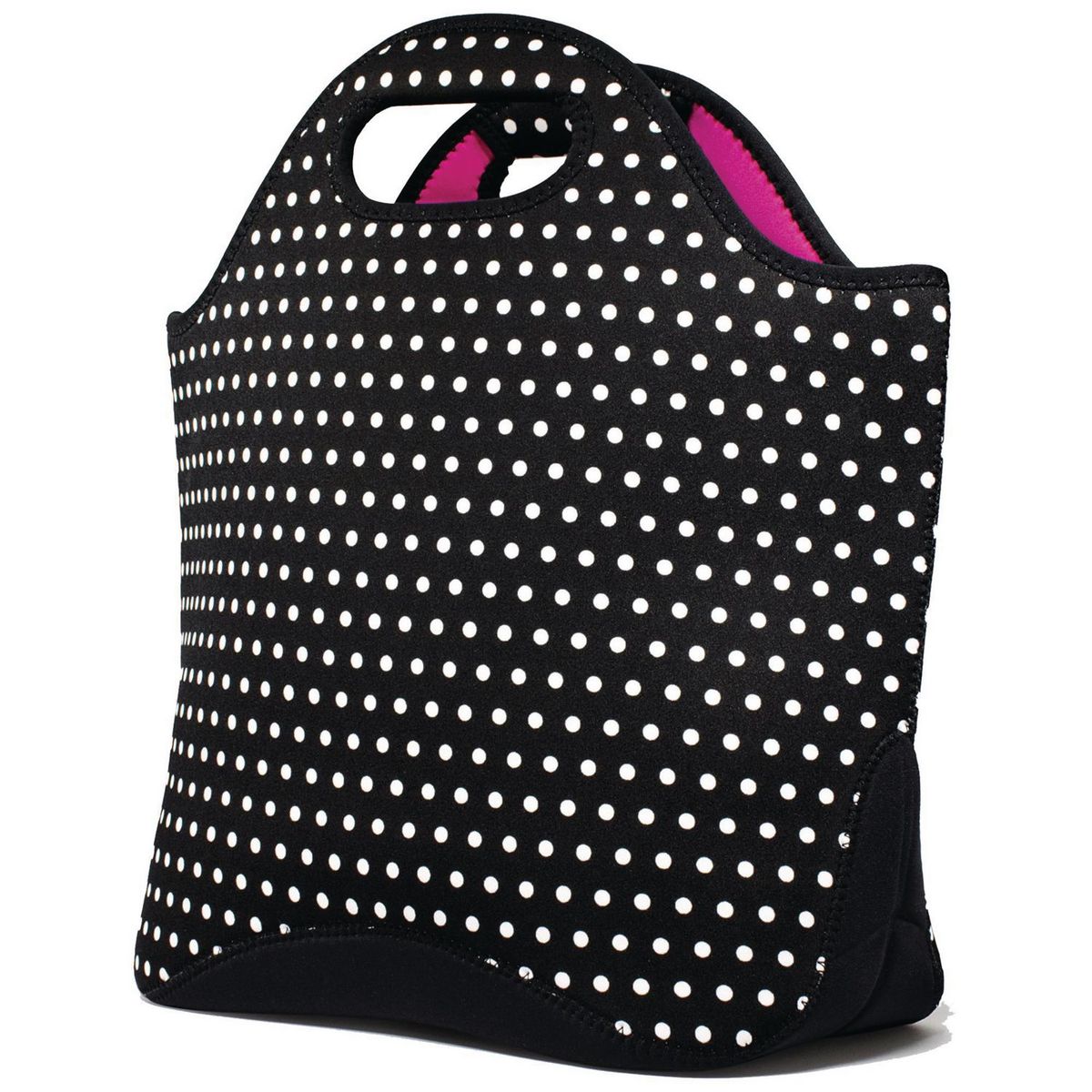 LIFE - Loncherón Neopreno Negra Puntitos Blancos