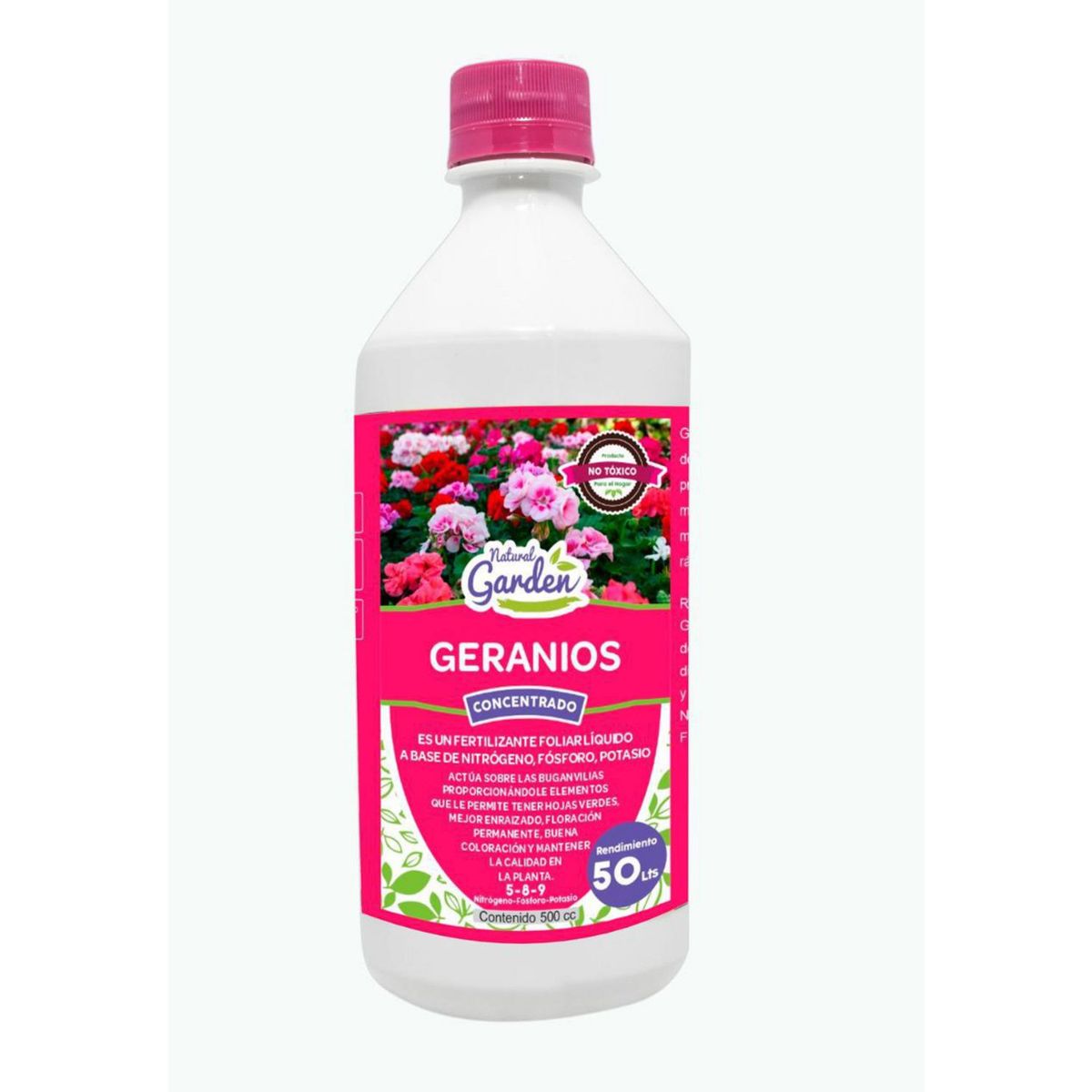 BEST GARDEN - Fertilizante para Geranios 500cc