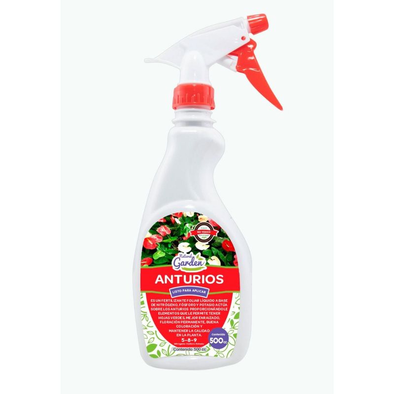 BEST GARDEN - Fertilizante para Anturios Listo para Aplicar 500cc