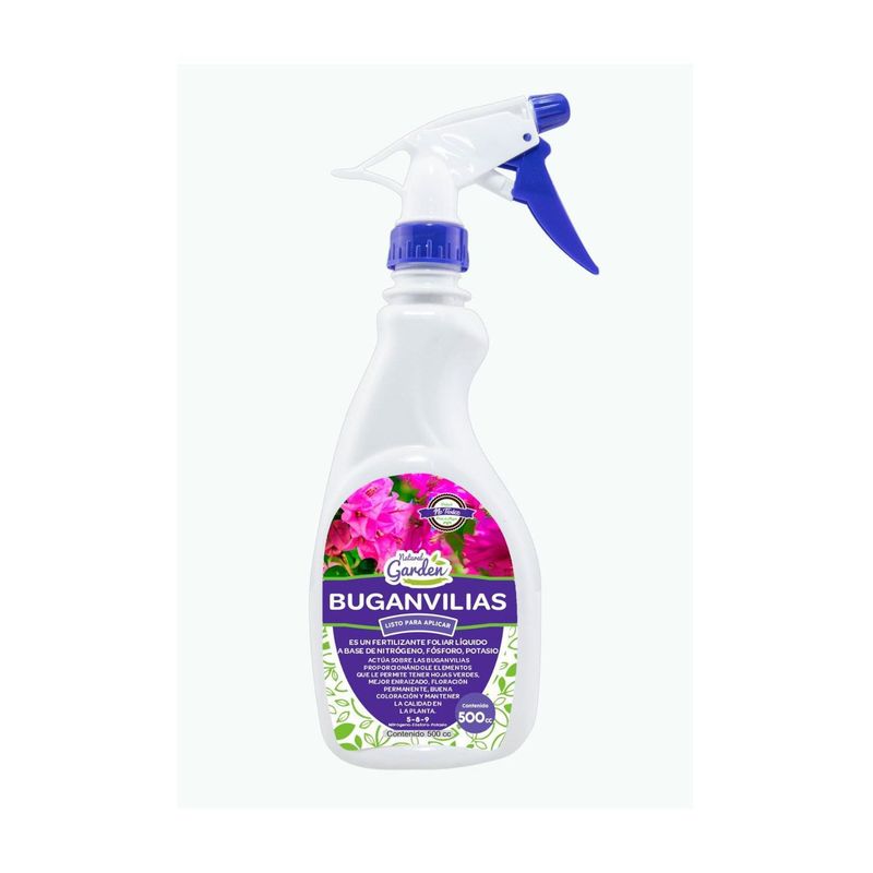 BEST GARDEN - Fertilizante para Bugambilias 500CC Listo para aplicar