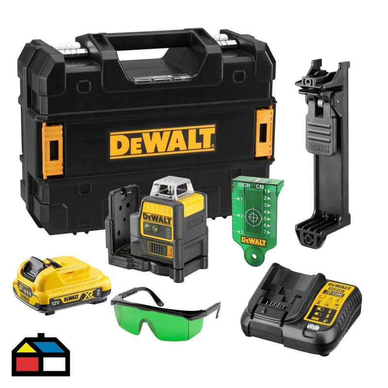 DEWALT - Nivel Laser 2 Lineas Dewalt  360° Verde 12V DCE0811D1G
