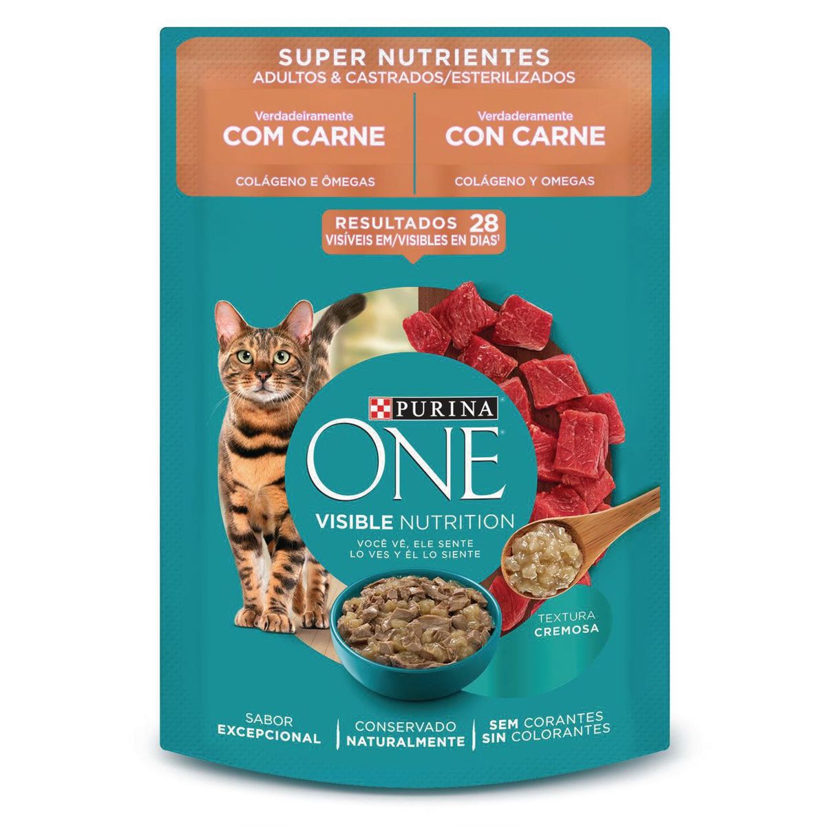  - Alimento para Gato One Adulto Carne 85gr