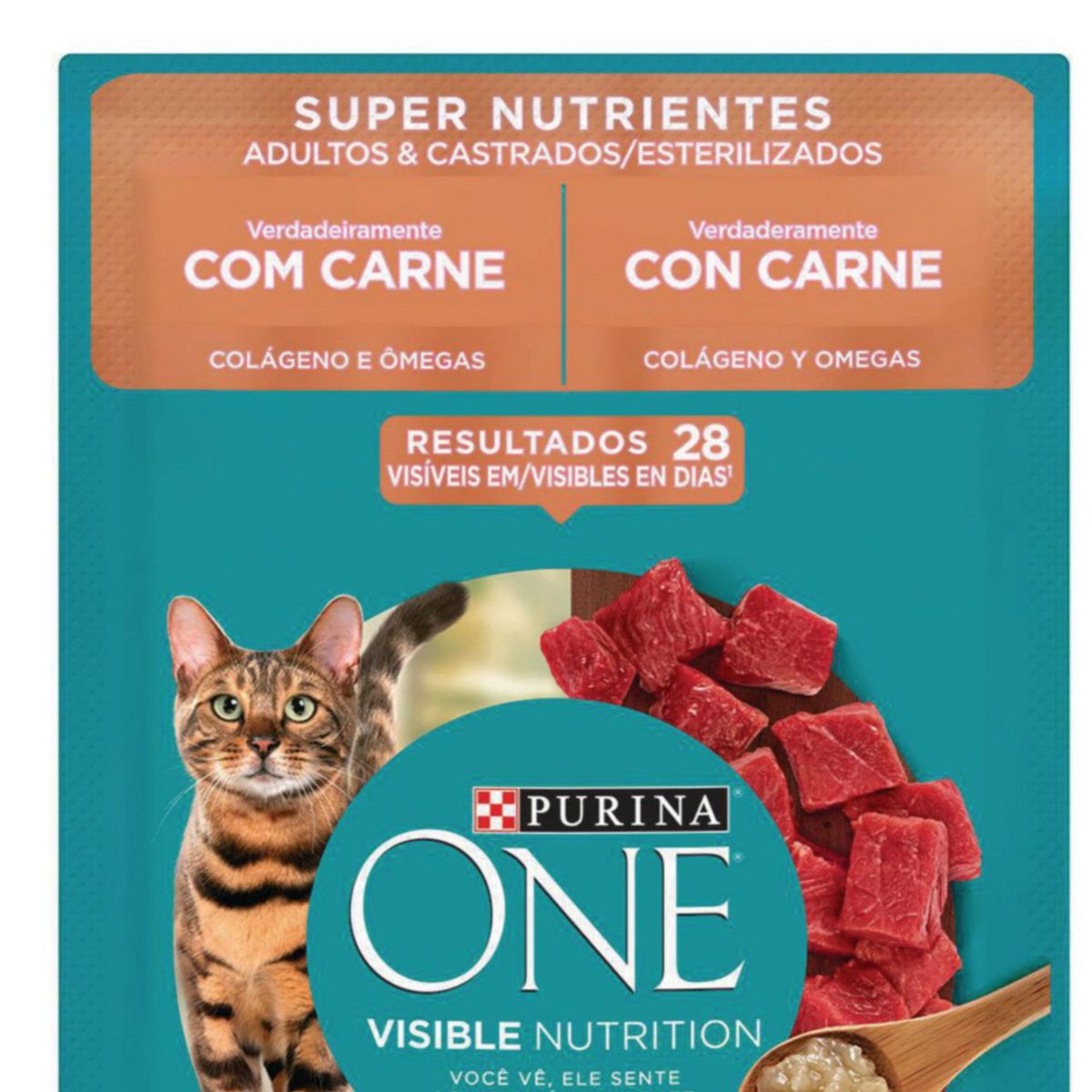  - Alimento para Gato One Adulto Carne 85gr
