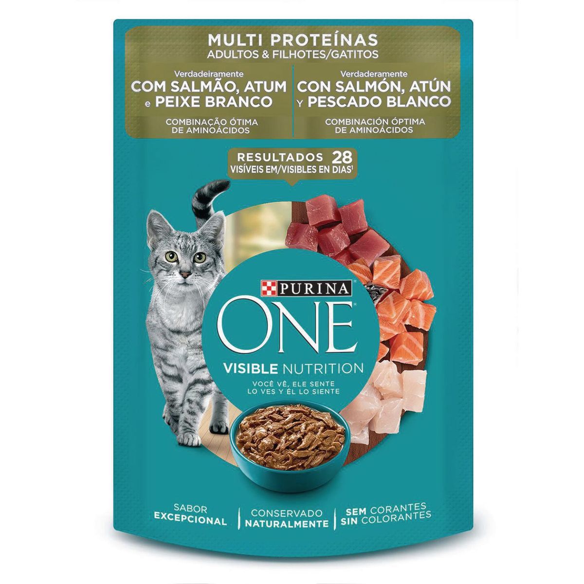  - Alim Hum Gato One Adul Gatito Atun 85G