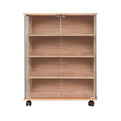 Mueble Vitrina Roble