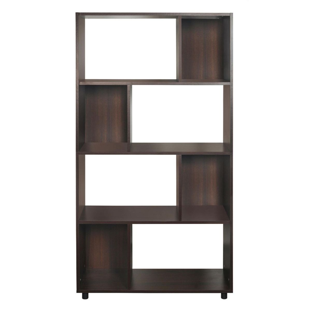 PISOPAK - Estante librero melamina Universo Nogal