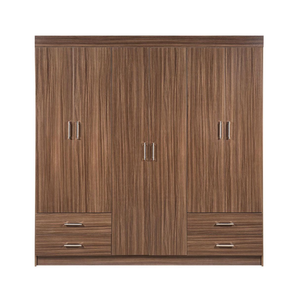 PISOPAK - Ropero Bruselas 6 puertas 4 cajones Porto