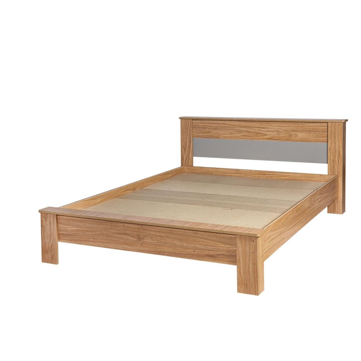 PISOPAK - Cama Estructural Magnolia 2 Plazas Roble