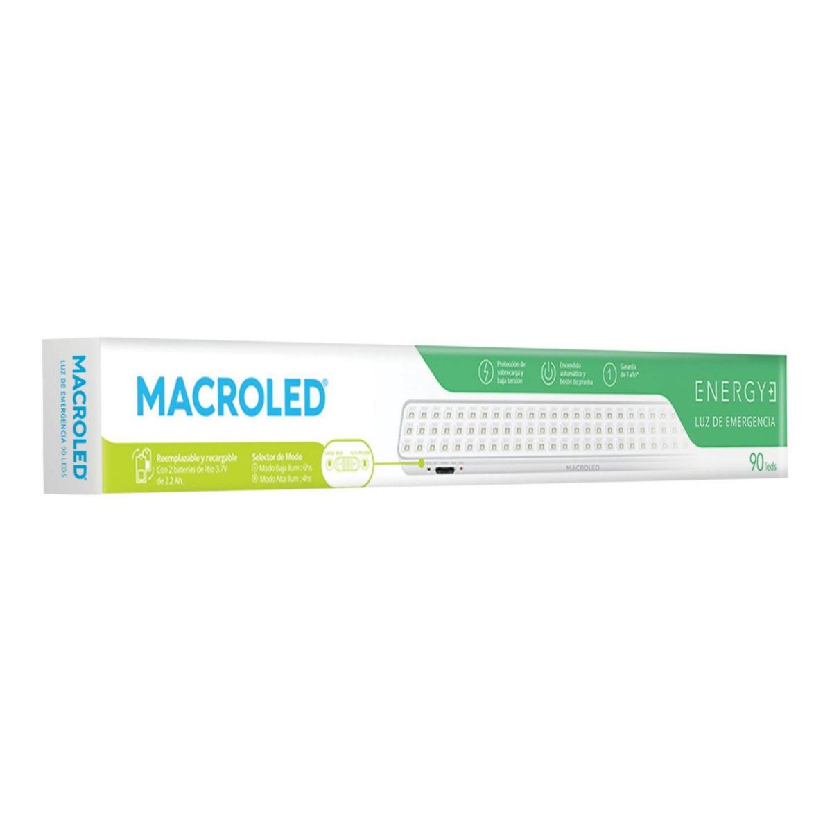 CORESA - Luz de Emergencia 90 Leds SMD AC100-240V