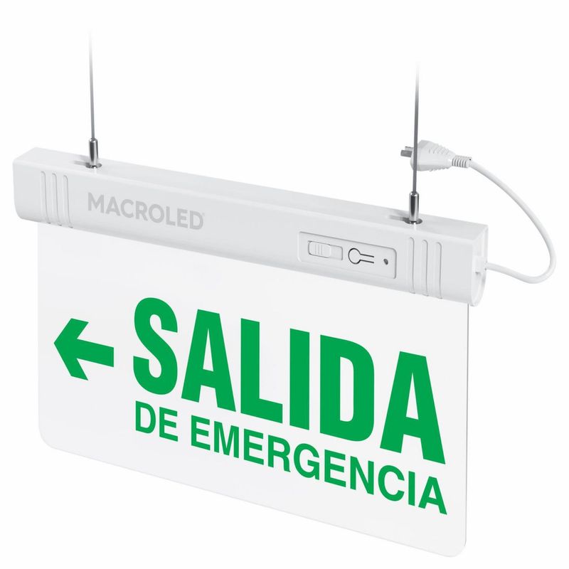 CORESA - Cartel Salida de Emergencia Luminoso Izquierda