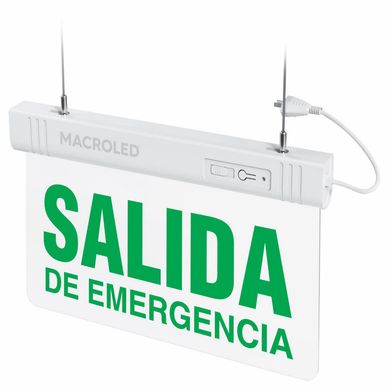 Cartel Salida de Emergencia Luminoso Salida