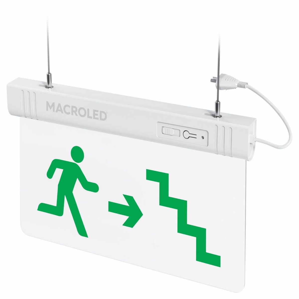 CORESA - Cartel Salida de Emergencia Luminoso Hombre en Escalera