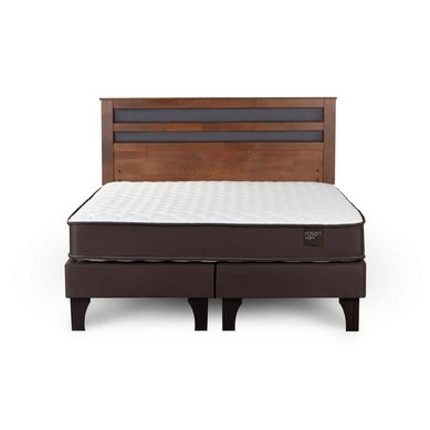 Cama Ergo T New Rosen Queen + Colchn + Respaldo Castelo