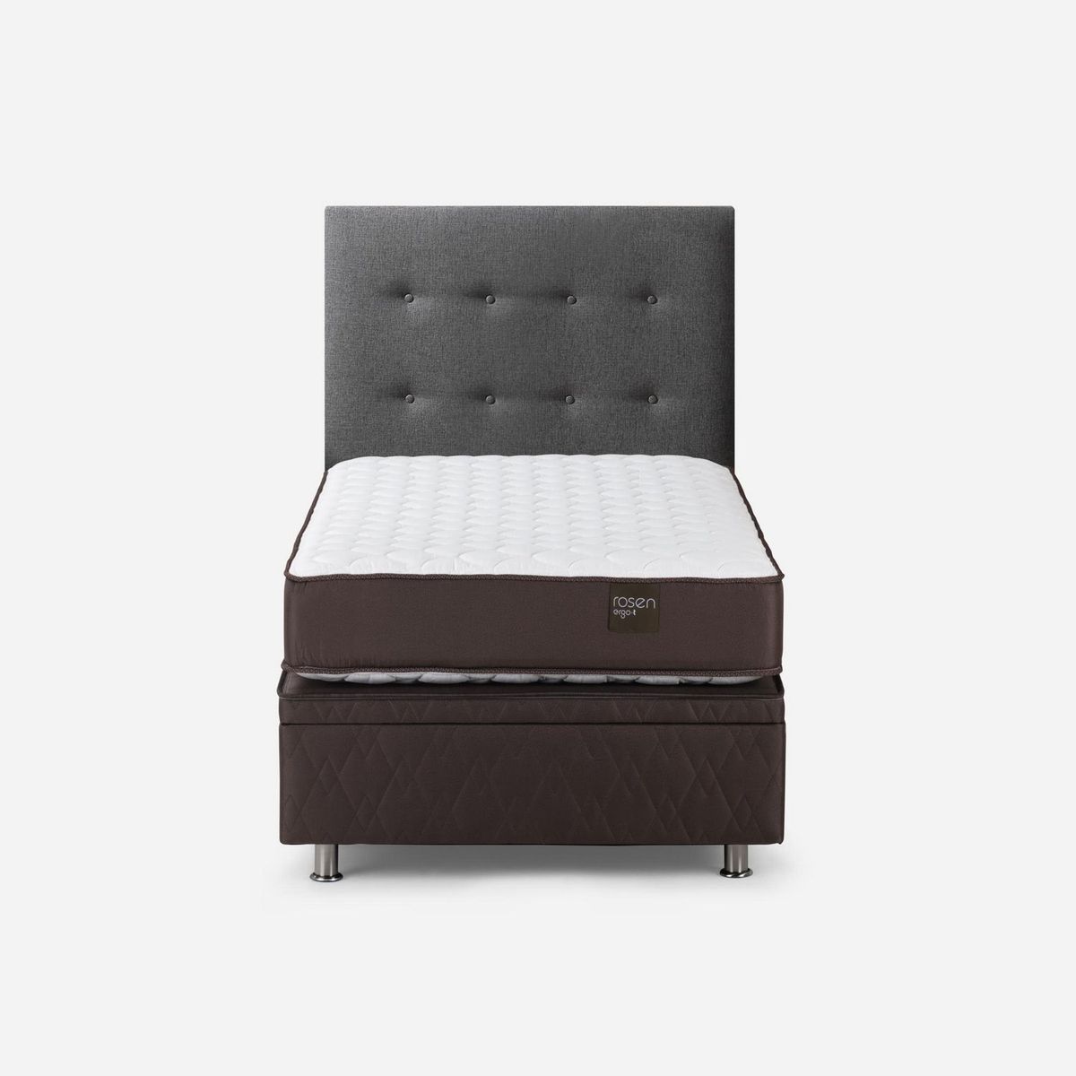 ROSEN - Dormitorio Boxet Ergo T New 1.5 Plazas + Respaldo West