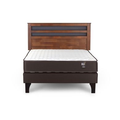 Cama Ergo T New Rosen 2 Plazas + Colchn + Respaldo Castelo