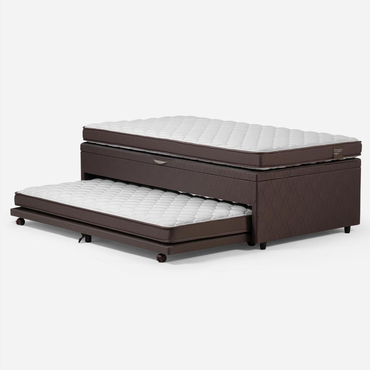 ROSEN - Cama Boxet Ergo T New Rosen 1.5 Plazas + Colchón