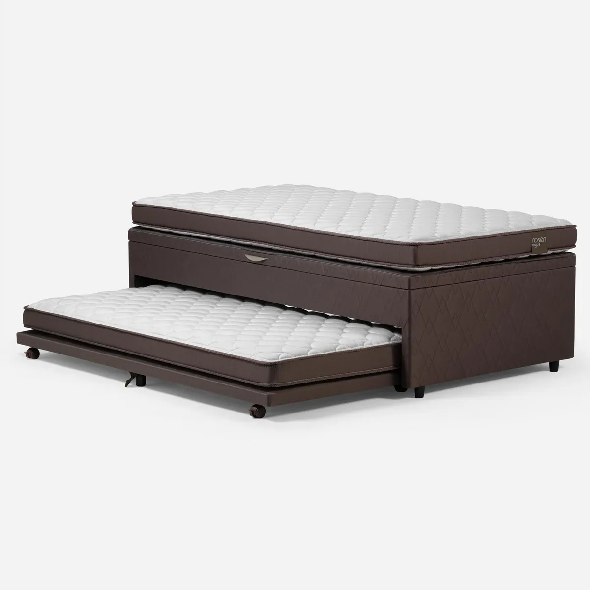 ROSEN - Cama Boxet Ergo T New Rosen 1.5 Plazas + Colchón