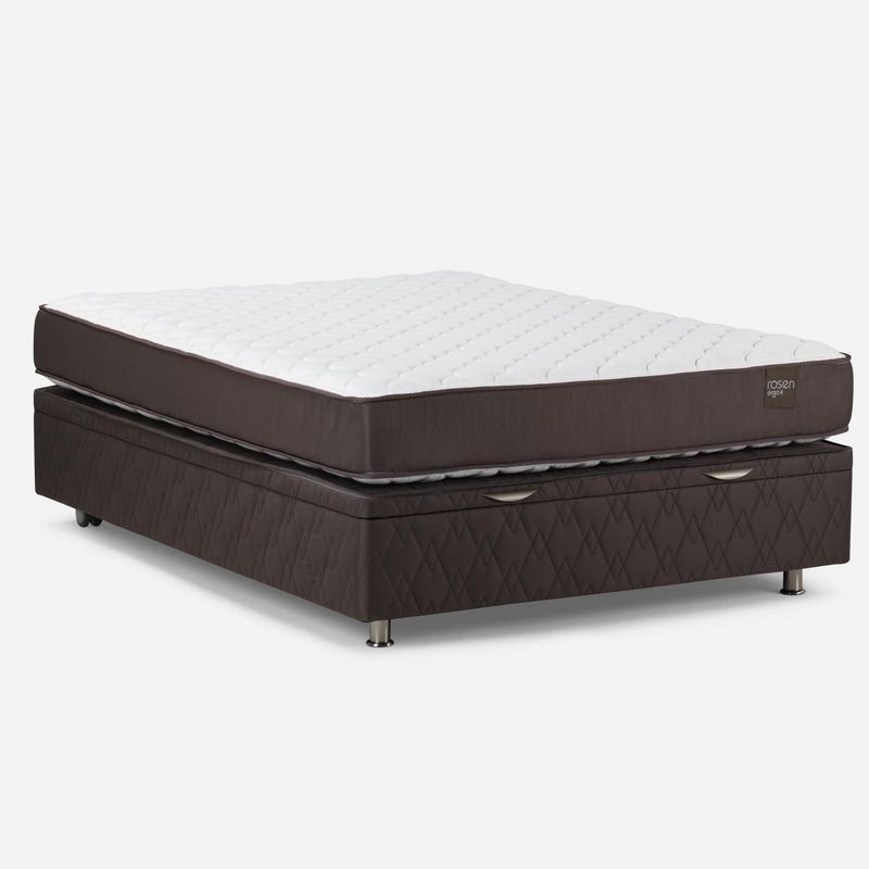 ROSEN - Cama Boxet Ergo T New Rosen 2 Plazas + Colchón