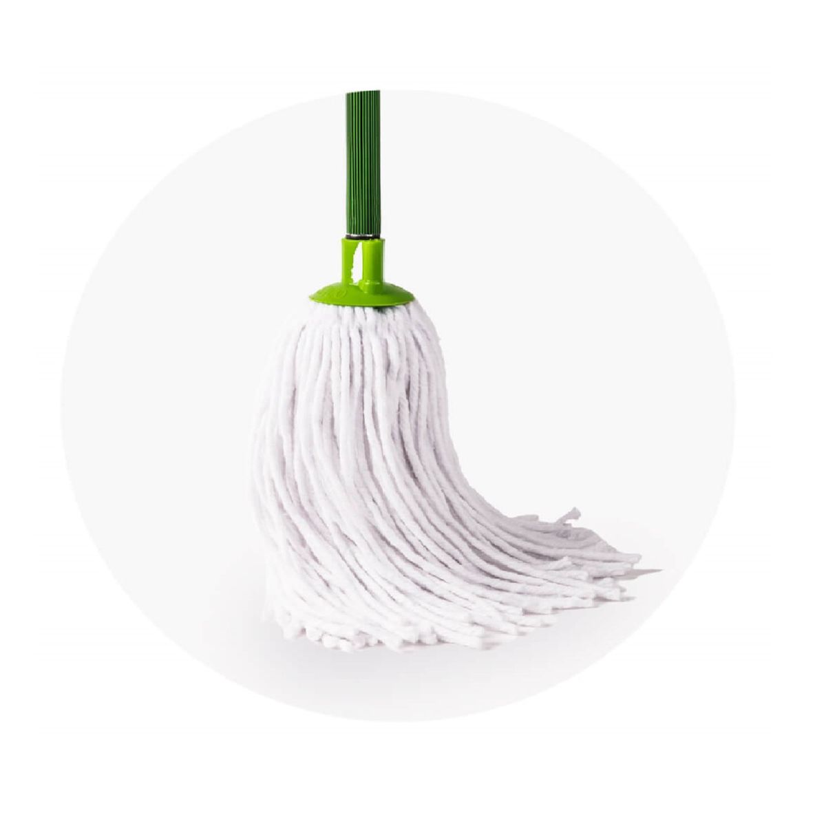 HUDE - Trapeador industrial Hude Blanco y verde