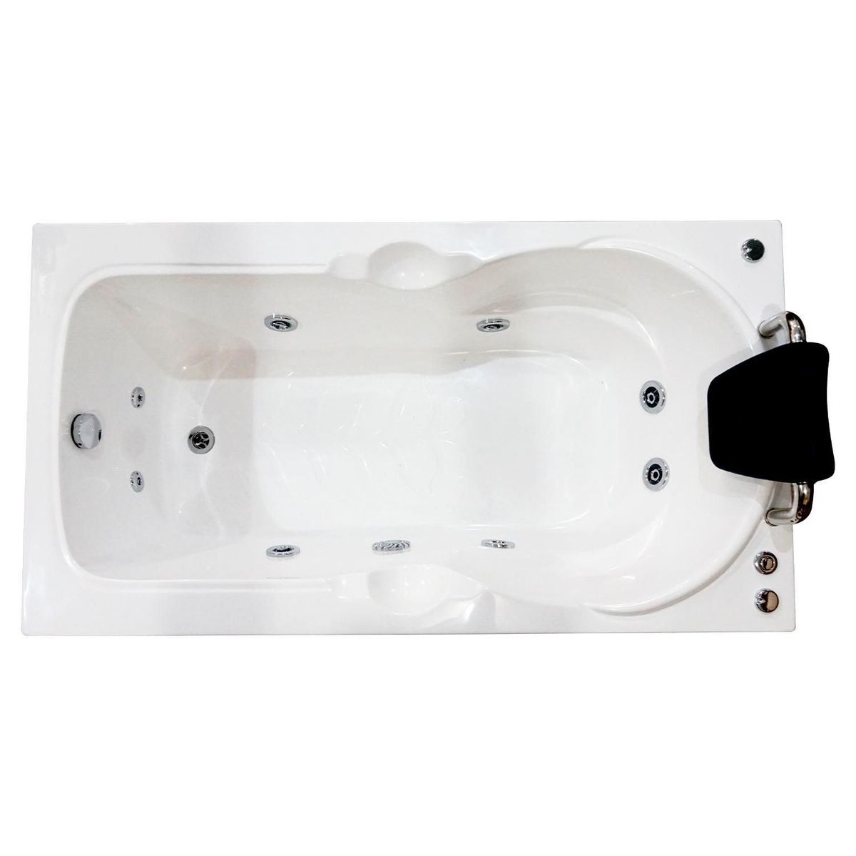 CUBA&SPA - Tina Hidromasaje Rectangular Bambina 142x100cm Blanca