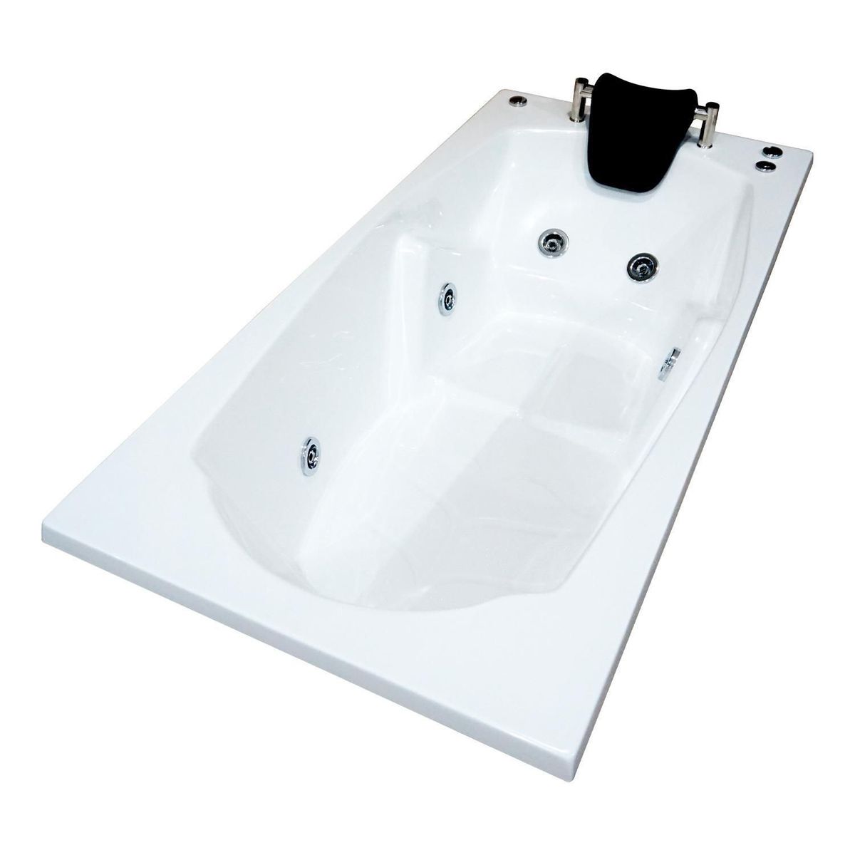 CUBA&SPA - Tina Hidromasaje Rectangular Nader 150x80cm Blanca