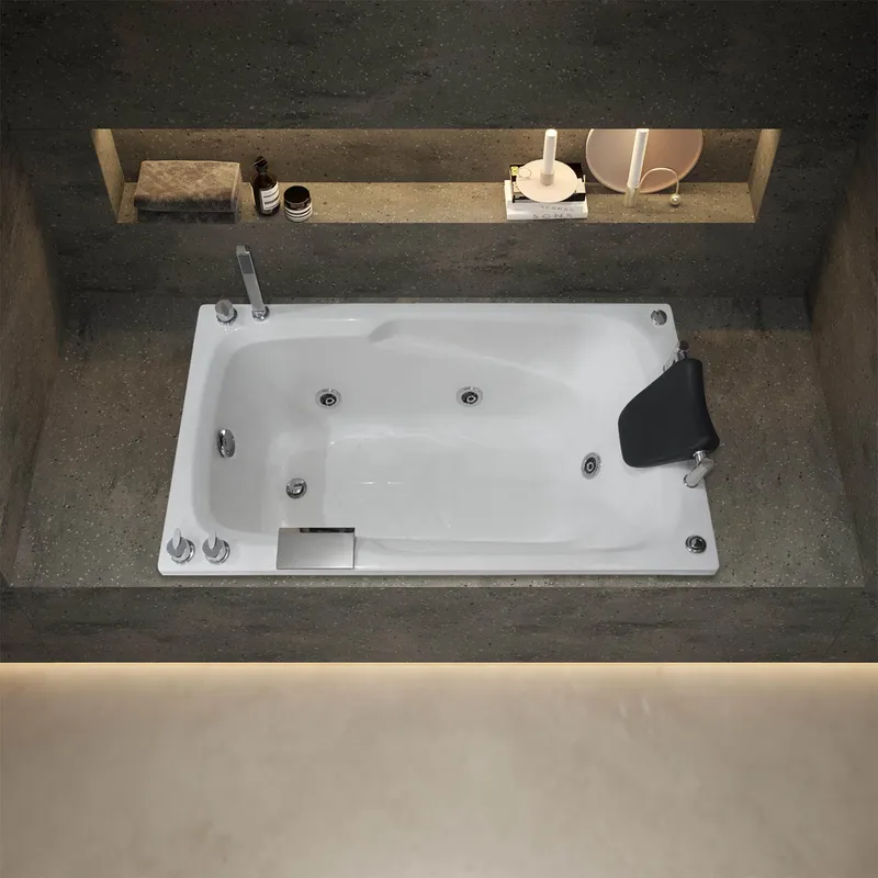 CUBA&SPA - Tina Hidromasaje Rectangular Magia 140x75cm Blanca