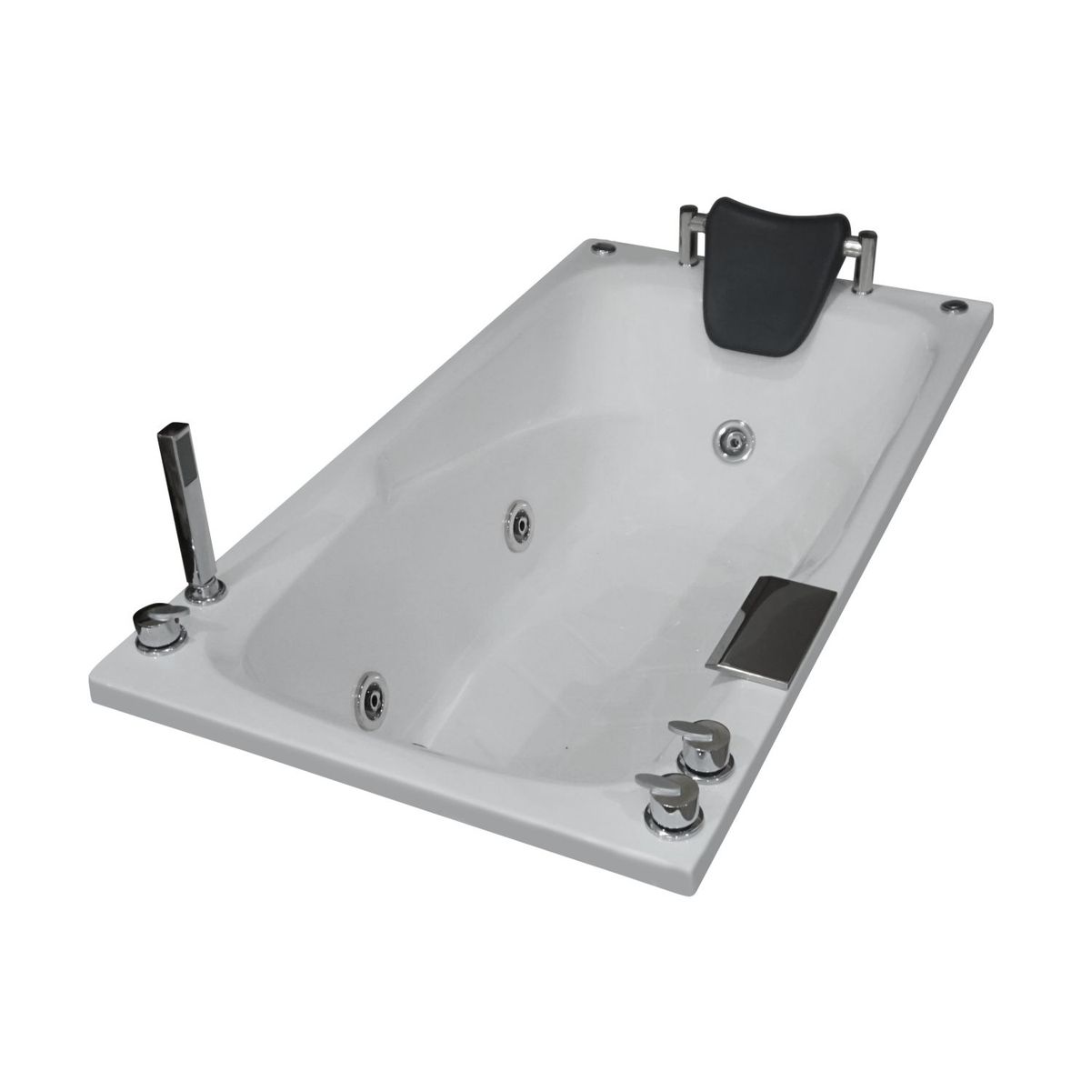 CUBA&SPA - Tina Hidromasaje Rectangular Magia 140x75cm Blanca