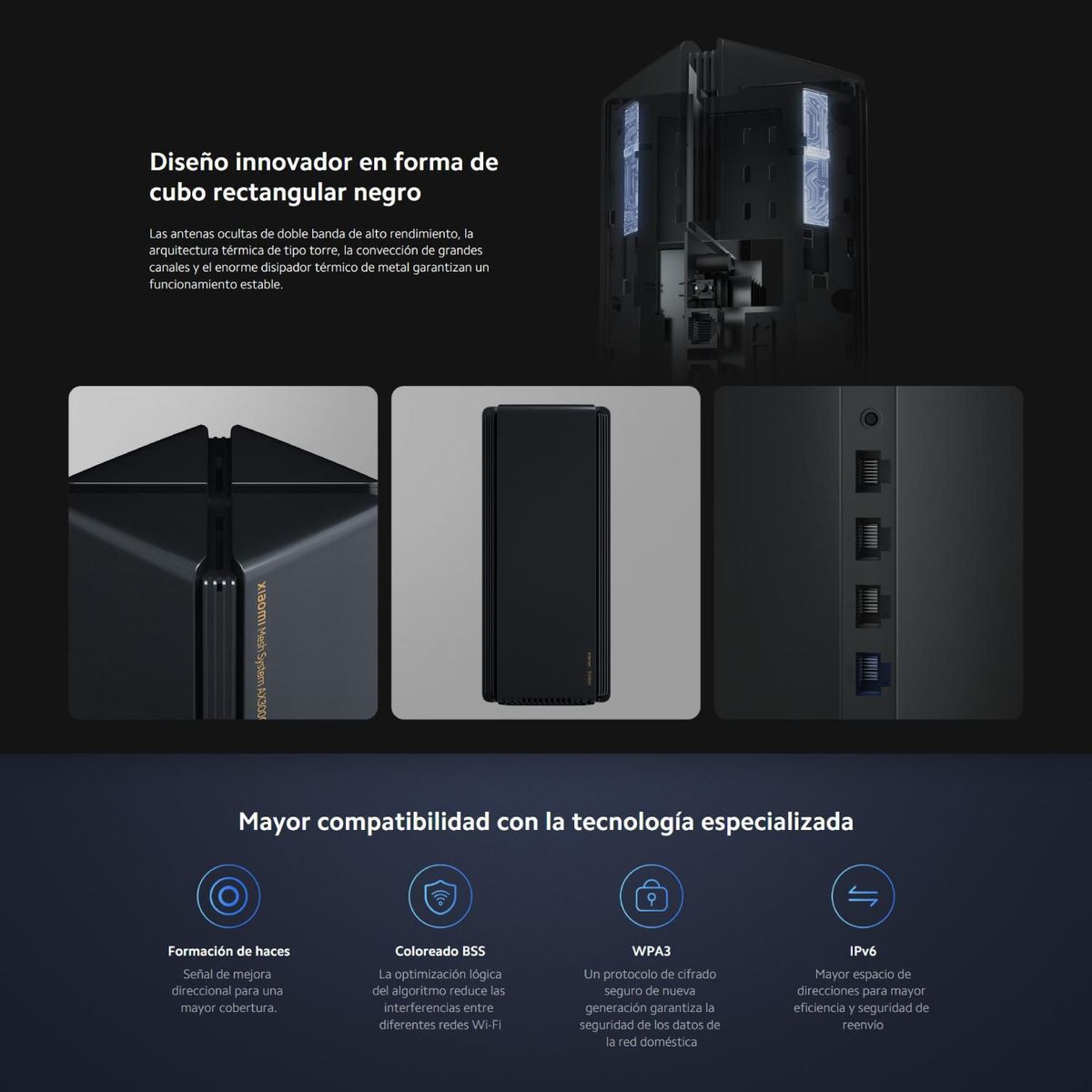 XIAOMI - Mi Router Mesh System AX3000