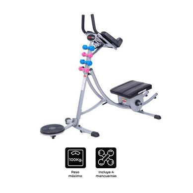 Banca Monark Power Track Plateado Negro