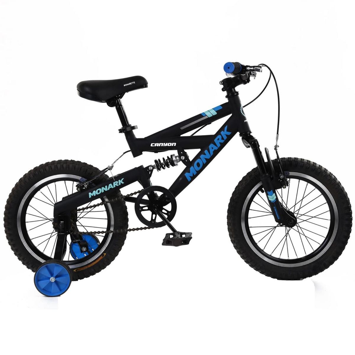 MONARK - Bicicleta Monark Canyon Aro 16" Negro Azul