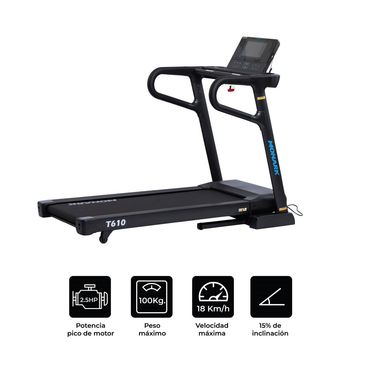 Trotadora Monark T610 Negro