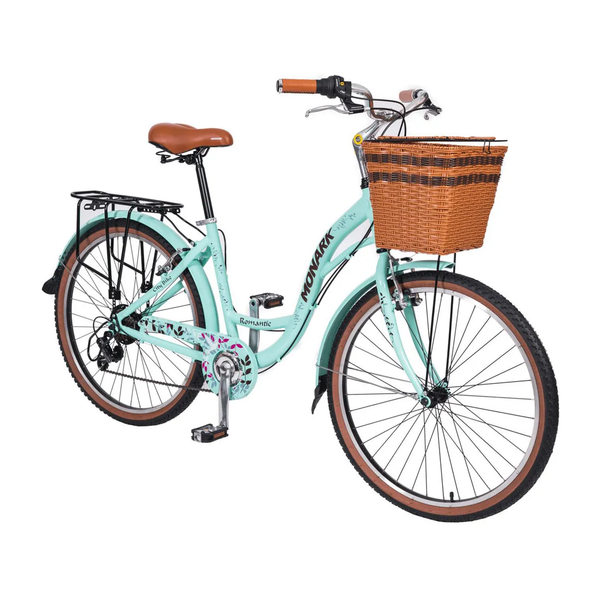 MONARK - Bicicleta Monark Romantic Aro 26" Verde Agua