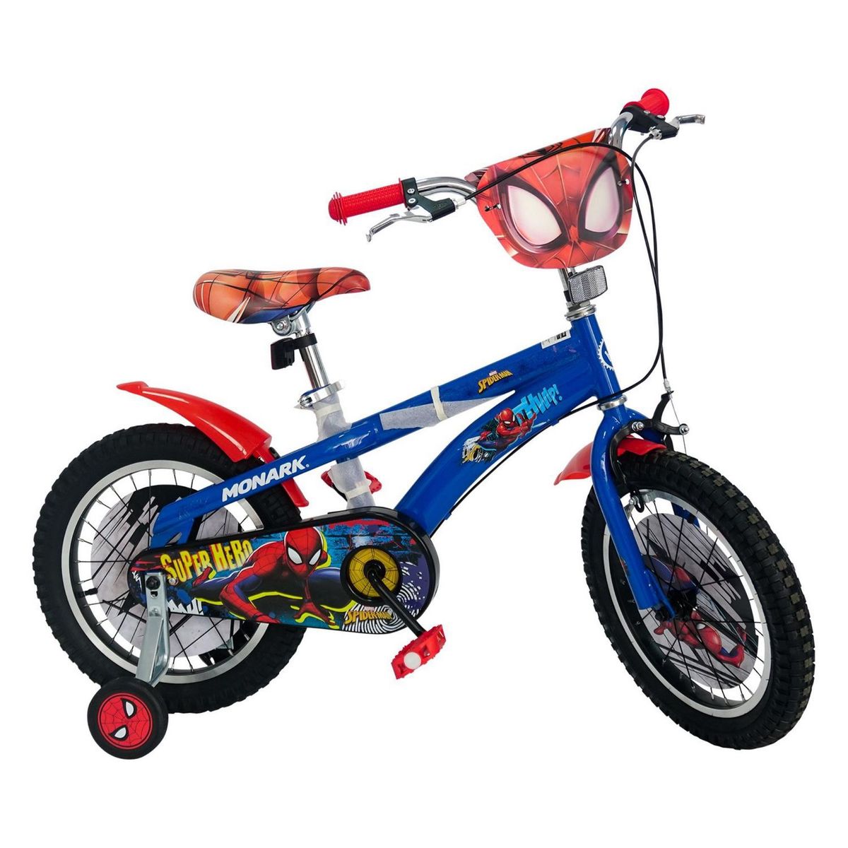 MONARK - Bicicleta Monark Spiderman Super Hero Aro 16" Azul Rojo