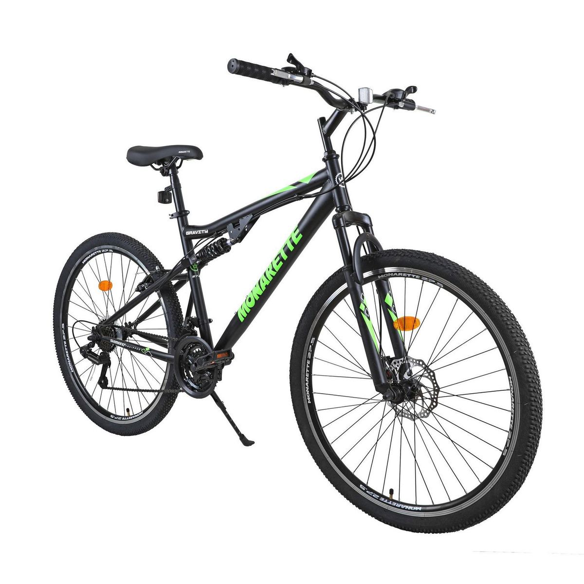 MONARK - Bicicleta Monarette Gravity Aro 27.5" Negro Verde