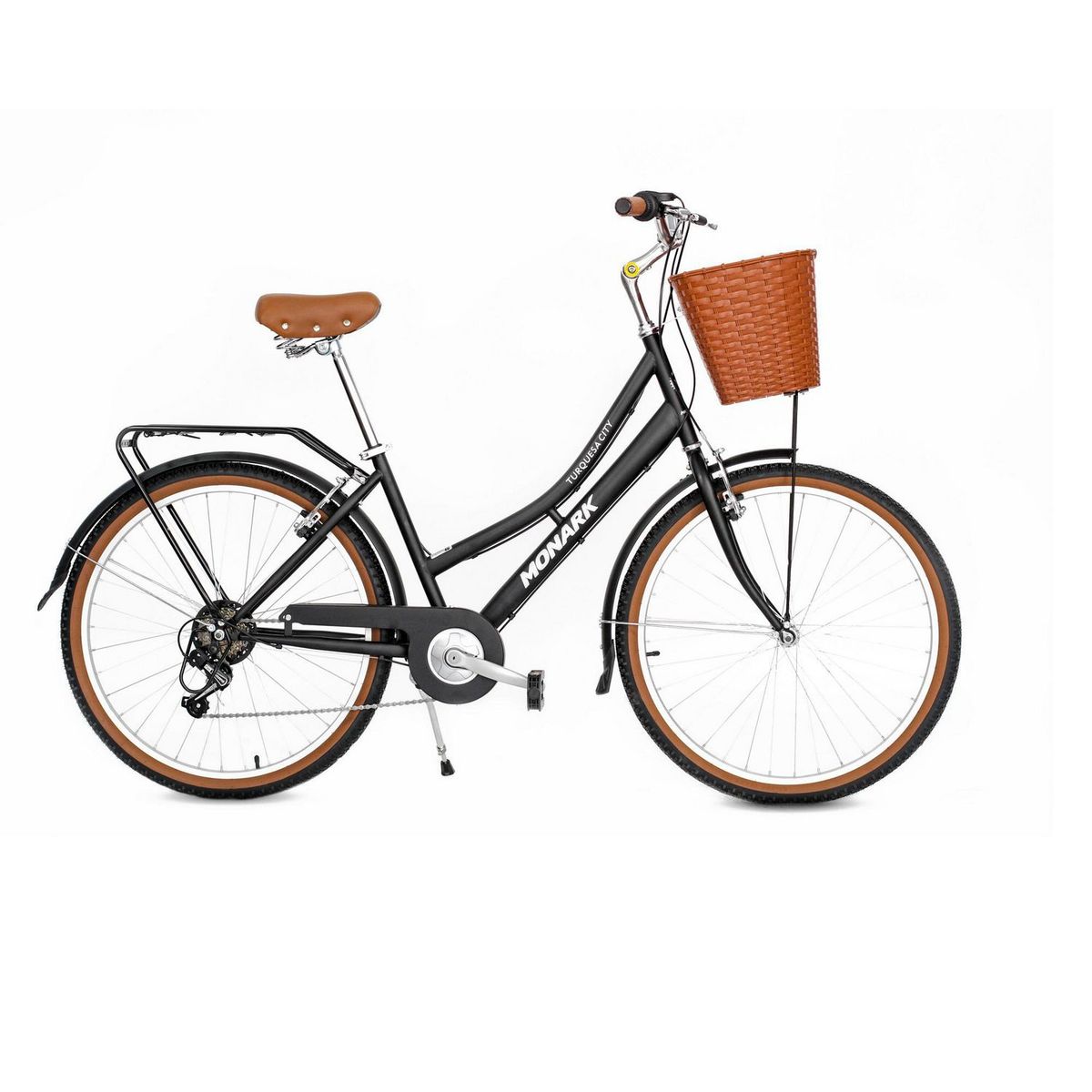 MONARK - Bicicleta Monark Turquesa City 6V Aro 26" Negro