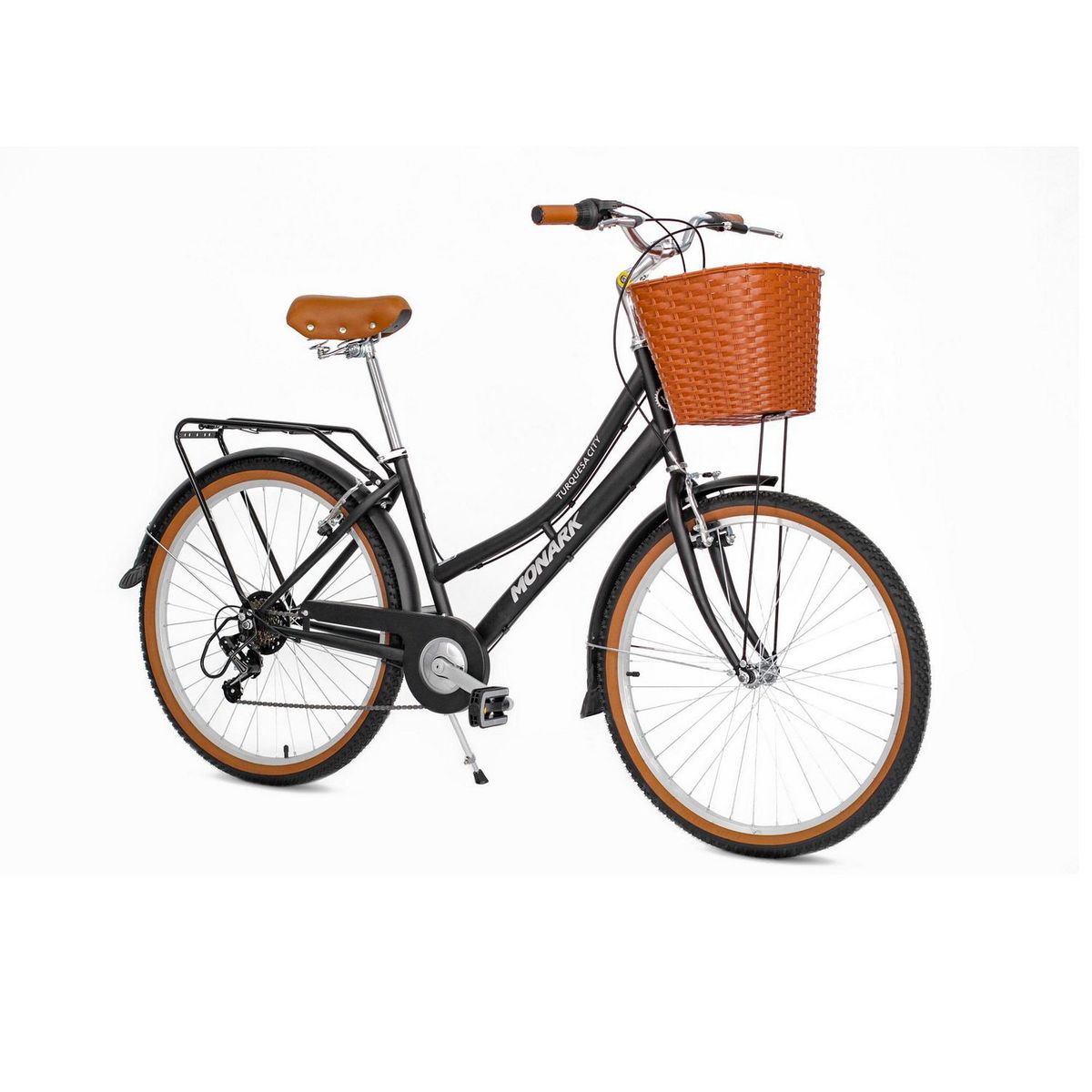 MONARK - Bicicleta Monark Turquesa City 6V Aro 26" Negro