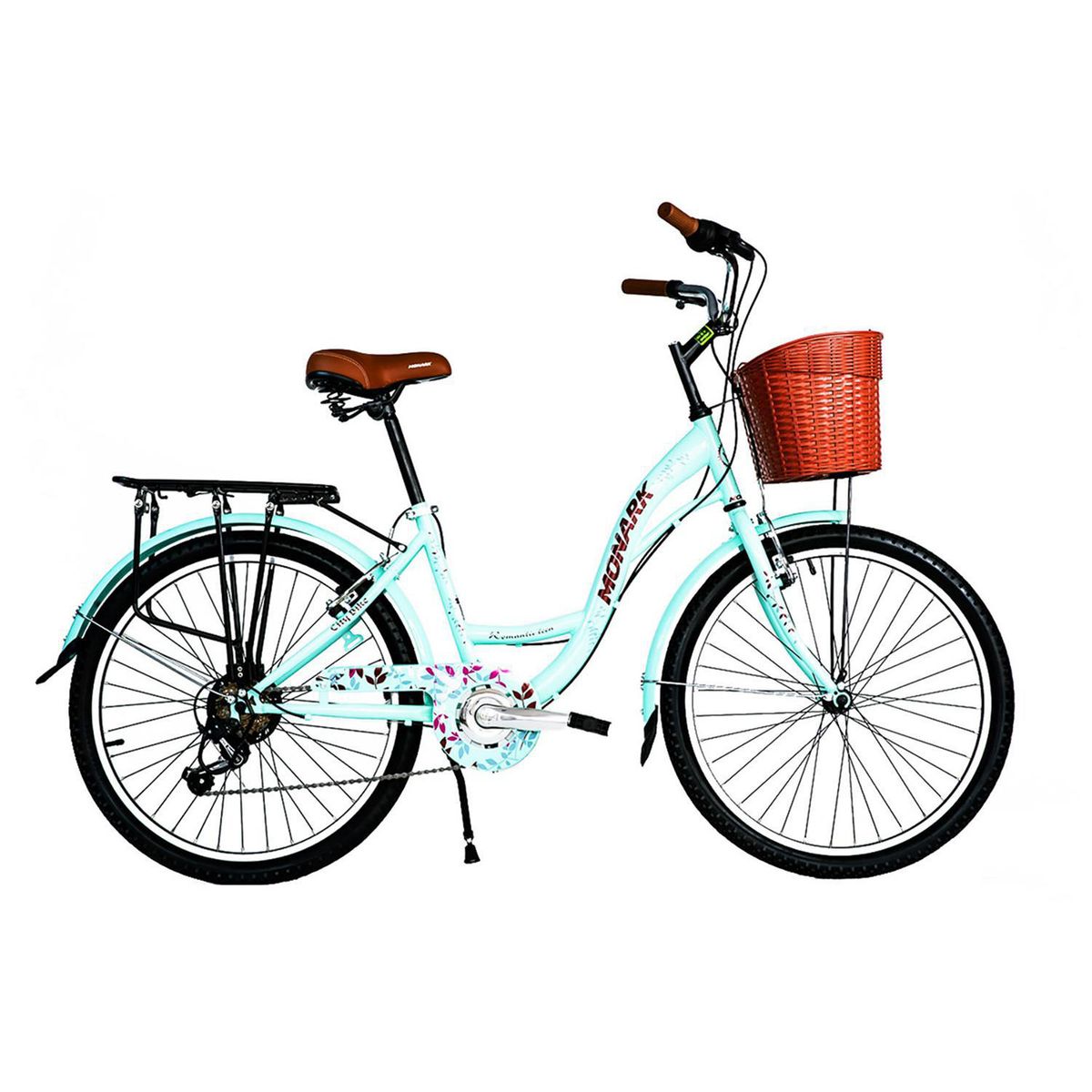 MONARK - Bicicleta Monark Romantic Teen Aro 24" Verde Agua